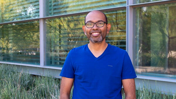 Portarit of ASU Assistant Professor Abhishek Singharoy.