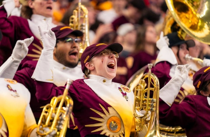 Katarina Fenner at Big 12 Championship Game